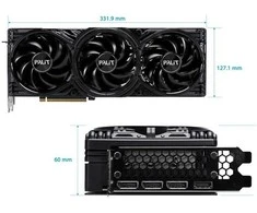 Vaizdo plokštė Palit geforce rtx 5080 gamingpro oc nvidia 16 gb gddr7