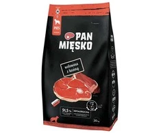 PAN MIĘSKO jautiena su ožka M - sausas šunų maistas - 20kg