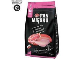 Šunų maistas - PAN MIĘSKO Veršiena Su Putpelių Kiaušiniais Šuniukams 9kg Be Glitimo