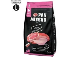 Sausas Šunų Maistas - PAN MIĘSKO Veršiena su Putpele, 9kg