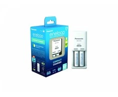 Įkroviklis panasonic compact + 2x aa eneloop 2000 mah