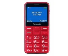Panasonic Telefonas dla seniora kx-tu155 raudona