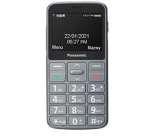 Panasonic Telefonas dla seniora kx-tu160 pilka