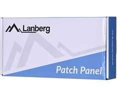 Patch panel lanberg ppf6-9012-s (1u; 10"; kat. 6; ftp; 12xrj-45)