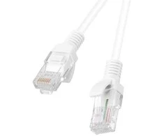 Patchcord kat.6 utp 3m balta fluke passed lanberg 10-pack