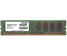 RAM „Patriot“ atminties parašo psd38g13332 atmintis (ddr3 dimm; 1 x 8 GB; 1333 MHz; cl9)