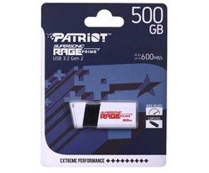 Patriot rage prime 600 mb/s 512gb usb 3.2 8k iops