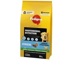 Sausas šunų maistas - PEDIGREE Professional Nutrition Junior (12 kg, paukštiena, 25% baltymų)