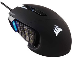 Pelė Corsair Scimitar elite rgb 18000 dpi juoda