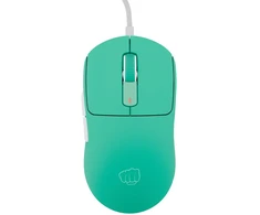 Pelė dla graczy fury tanto t4 12000dpi rgb miętowa žaidimams su laidu