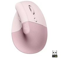 „Logitech“ vertikalios rožinės spalvos „Pelė“ keltuvas