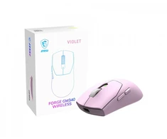 MSI Pelė žaidimams | FORGE GM340 WIRELESS | Wireless | 2.4 GHz, Bluetooth , USB | Violet