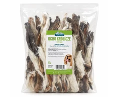 PETITTO triušiena ear with fur Mono - dog treat - 1kg