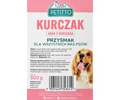 PETITTO - Udka su vištiena -Skanėstas šuniui - 500g