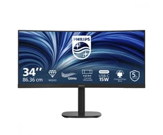 Philips Monitorius 34 cale 34b2n3500c curved va hdmi dp usb-c has głośniki