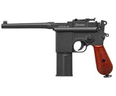 FULL Pneumatinis šautuvas „Ranger M712 BROOMHANDLE“ pilnai automatinis „Blowback“ K.4,5 BBS 19 šūvių KWC