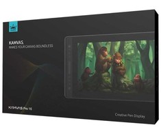 Planšetė graficzny su ekranem huion kamvas pro 16