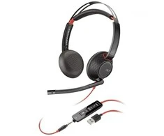 Plantronics POLY Blackwire C5220 USB-A 5200 Series Ausinės ant ausies USB ir 3,5 mm lizdas