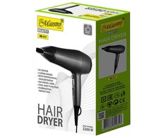 Plaukų džiovintuvas MAESTRO MR-217 2200 W Juodas, Graphite
