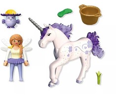 Konstruktorius Playmobil Unicorn Lucky Lavender su fėja 71843