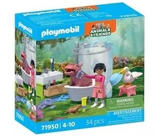 Konstruktorius Playmobil Animal Bathtime (71950)
