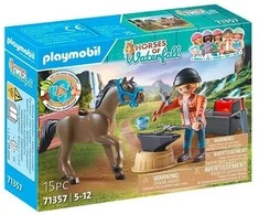 Konstruktorius Playmobil Farrier Ben and Achilles 71357