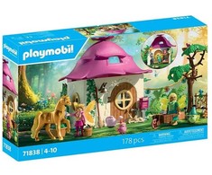 „Playmobil Princess Magic 71838“ jaukus fėjų namelis ir Auksinė vienaragis