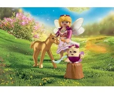 Konstruktorius Playmobil Fėja ir auksinis vienaragio kumeliukas (71844)