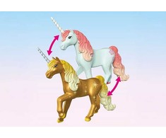 „Playmobil Princess Magic 71838“ jaukus fėjų namelis ir Auksinė vienaragis