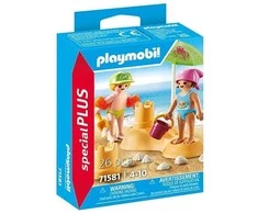 Konstruktorius Playmobil Kids with sand castle 71581