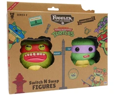Pmi Kids World FUGGLER S2 SWAP &amp; STYLE FIGURES - 2 PACK (RAPHAEL &amp; DONATELLO)