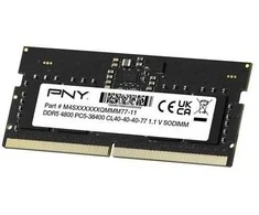 RAM PNY Atmintis 16gb ddr5 4800 so-dimm mn16gsd54800-sb