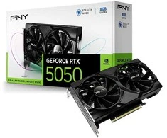 PNY Vaizdo plokštė GeForce RTX 5050 8GB 2F VCG50508DFXPB1