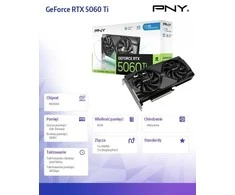 Vaizdo plokštė PNY GeForce RTX 5060 Ti dvigubas ventiliatorius, 8GB OC, DLSS 4