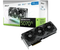 PNY Vaizdo plokštė geforce rtx5070 ti+ oc 16gb vcg5071t16tfxpb1-o
