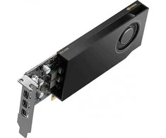PNY NVIDIA A400 4GB žemo profilio OEM versija, PCI-Express 3.0 x16, LP, 4 GB GDDR6 64 bitų, 3x Mini DP 1.4, 1x ATX laikiklis