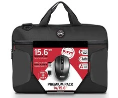 PORT DESIGNS | PREMIUM PACK 14/15.6 | Messenger - Briefcase | Juodas