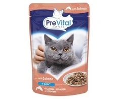 Petvital PREVITAL lašiša padaže - šlapias kačių ėdalas - 100 g