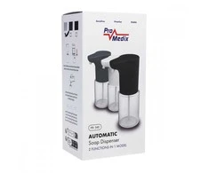 Promedix automatic dispenser, dispenser container for liquid soaps, disinfectant liquids, 300ml, 4xAA, baltas, PR-540 W