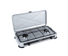 Gas cooker PROMIS KG200 Sidabrinis WITHOUT REDUCER