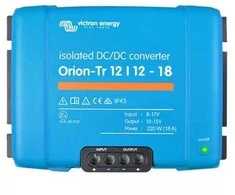 Įtampos keitiklis DC/DC 12V:12V 18A 220W Orion-Tr, galvaniškai izoliuotas, IP43, Victron Energy