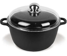Maestro MR-4620C Puodas su dangčiu 20 cm 2,1 l Juodas
