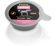 PUPIL PREMIUM GOLD KITTEN Cielęcina karma katei 85g