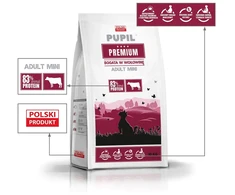 PUPIL PREMIUM MINI bogata w wołowinę maistas šuniui 10kg