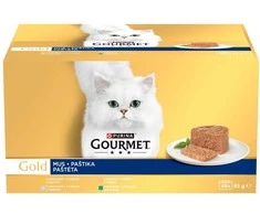 Purina Nestle Gourmet Gold Mousse – šlapias kačių maistas – 48x85g