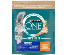 Purina Nestle Kačių Maistas - PURINA One Bifensis Senior 7+ Sausas Kačių Maistas 37% Baltymų 750g Vištiena