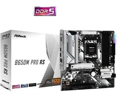 Pagrindinė plokštė ASRock B650M Pro RS, AM5, Micro-ATX, DDR5