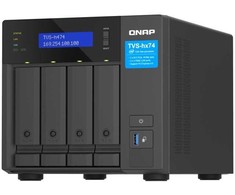 QNAP Serveris nas tvs-h474-pt-8g intel pentium auksinis 8g ddr4
