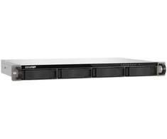 Serveris QNAP kompaktiškas 1U mažo gylio stelažinis 2.5GbE NAS | TS-433eU | Cortex-A55 | 4 GB
