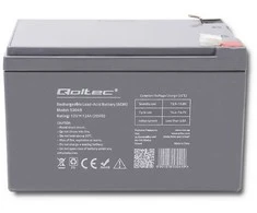 Qoltec Akumuliatorius agm 12v | 12ah